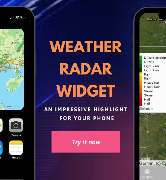 Weather Radar widget for Iphone (IOS)