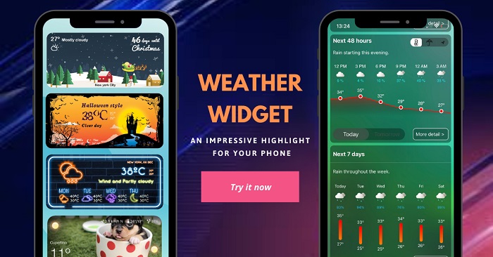 10 weather widget for weather in iOS 14 for iPhone and iPad